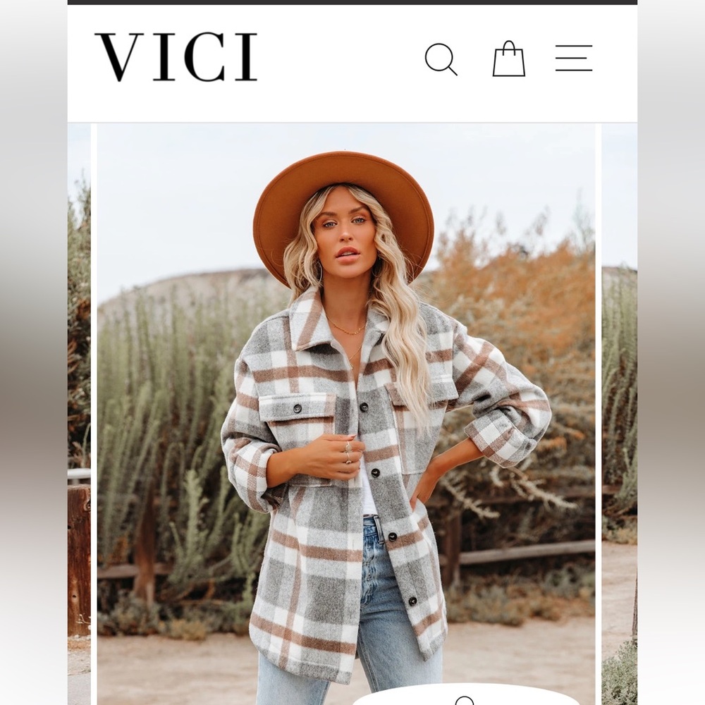 Vici Oversized Shacket - image 1